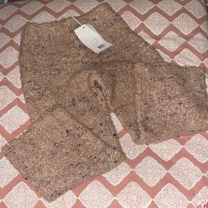 Bebe Organic NWT Cozy Wool Cotton Textured Pants | Size 6 Kids